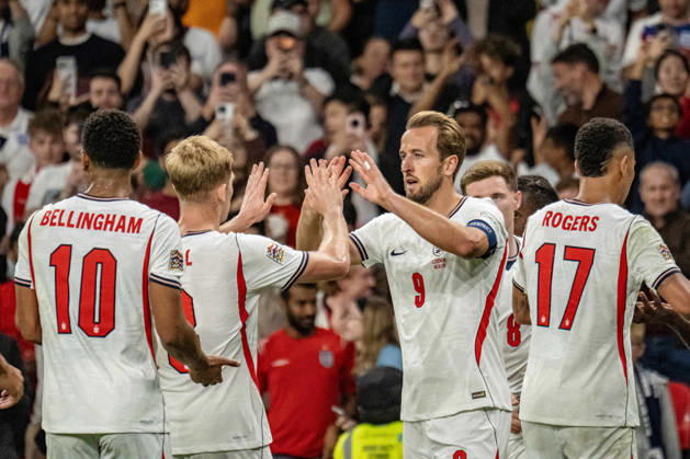 October 6, 2026, xdaymx, UEFA Nations League, England vs. Czech Republic, Harry Kane, England is celebrated by the team after their 3-0 win in London