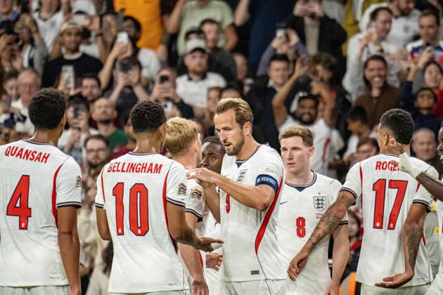 October 6, 2026, xdaymx, UEFA Nations League, England vs. Czech Republic, Harry Kane, England is celebrated by the team after their 3-0 win in London