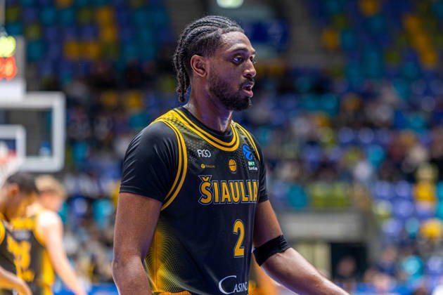 FRANKFURT AM MAIN, GERMANY - OCTOBER 6: Cedric Henderson (BC Siauliai, 2) during the BKT EuroCup 2026 27, match between Frankfurt Skyliners vs. BC Siauliai at Suewag Energie Arena on October 6, 2026 in Frankfurt am Main, Germany. Hessen Germany Copyright: xBEAUTIFULxSPORTS Freudensteinx