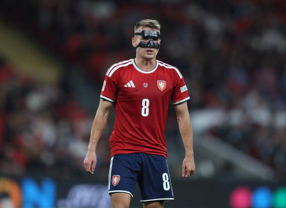 UEFA Nations League - England v Czechia LONDON, ENGLAND, OCTOBER 6: Michal Sadilek of Czechia national team, Nationalteam during The UEFA Nations League match in Group A3 between England v Czechia at Wembley Stadium, London, England, on October 6. (Photo by Daniel Weir) London Wembley Stadium England Copyright: xDanielxWeir SportsxPressxPhotox Sportspressphoto_SPR247604