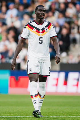 U-21 European Championship Qualifier: Germany vs. Georgia, October 6, 2026; Cutout, Joshua Quarshie (Germany), 5; Soccer; U-21 European Championship Qualifier; Matchday 10: Germany vs. Georgia on October 6, 2026, Bielefeld DFB REGULATIONS PROHIBIT ANY USE OF PHOTOGRAPHS AS IMAGE SEQUENCES AND OR QUASI-VIDEO Copyright: xBEAUTIFULxSPORTS Tonhäuserx