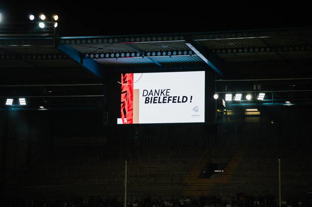 U-21 European Championship Qualifier: Germany vs. Georgia, October 6, 2026; Record Attendance; Advertisement; Attendance Record; 20,049 spectators; Thank you, Bielefeld Soccer, U-21 European Championship Qualifiers, Matchday 10: Germany vs. Georgia on October 6, 2026, Bielefeld. DFB regulations prohibit any use of photographs as image sequences and or quasi-video. Copyright: xBEAUTIFULxSPORTS Tonhäuserx