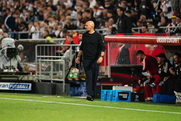U-21 European Championship Qualifier: Germany vs. Georgia, October 6, 2026—Antonio Di Salvo, coach of Germany’s U-21 team, on the sidelines; soccer, U-21 European Championship Qualifier, Matchday 10: Germany vs. Georgia on October 6, 2026, Bielefeld DFB REGULATIONS PROHIBIT ANY USE OF PHOTOGRAPHS AS IMAGE SEQUENCES AND OR QUASI-VIDEO Copyright: xBEAUTIFULxSPORTS Tonhäuserx
