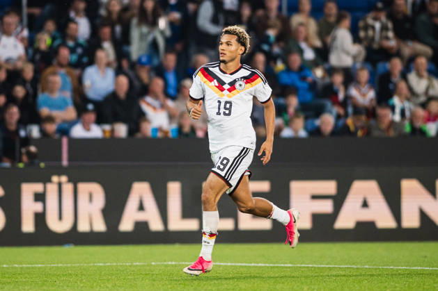 U-21 European Championship Qualifier: Germany vs. Georgia, October 6, 2026, Paris Brunner, Germany, 19 cutout soccer players, U-21 European Championship Qualifier, Matchday 10: Germany vs. Georgia on October 6, 2026, Bielefeld DFB REGULATIONS PROHIBIT ANY USE OF PHOTOGRAPHS AS IMAGE SEQUENCES AND OR QUASI-VIDEO Copyright: xBEAUTIFULxSPORTS Tonhäuserx