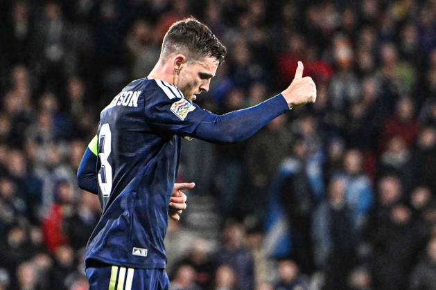 Scotland v Slovenia UEFA Nations League Andrew Robertson of Scotland during the UEFA Nations League match at Barclays Hampden, Glasgow 06 10 2026 UK Newspapers OUT Copyright: xJamiexJohnstonx FIL-24032-0139