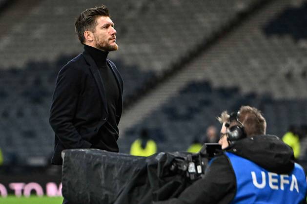 Scotland v Slovenia UEFA Nations League Manager Sebastien Pocognoli of Scotland at full time during the UEFA Nations League match at Barclays Hampden, Glasgow 06 10 2026 UK Newspapers OUT Copyright: xJamiexJohnstonx FIL-24032-0143