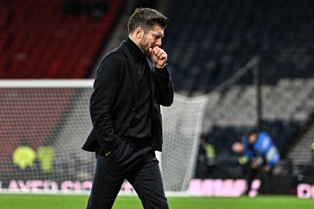 Scotland v Slovenia UEFA Nations League Manager Sebastien Pocognoli of Scotland at full time during the UEFA Nations League match at Barclays Hampden, Glasgow 06 10 2026 UK Newspapers OUT Copyright: xJamiexJohnstonx FIL-24032-0145