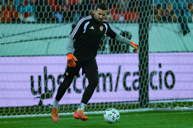 LUCERNE, SWITZERLAND - OCTOBER 06: Stole Dimitrievski (23, North Macedonia) during the UEFA Nations League match between Switzerland and North Macedonia at thermoplan arena on October 6, 2026 in Lucerne, Switzerland. Copyright: xUrsxOttigerx xSPPx Sportspressphoto_SPR247648