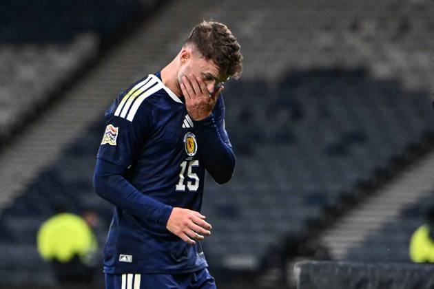 Scotland v Slovenia UEFA Nations League Josh McPake of Scotland at full time during the UEFA Nations League match at Barclays Hampden, Glasgow 06 10 2026 UK Newspapers OUT Copyright: xJamiexJohnstonx FIL-24032-0156