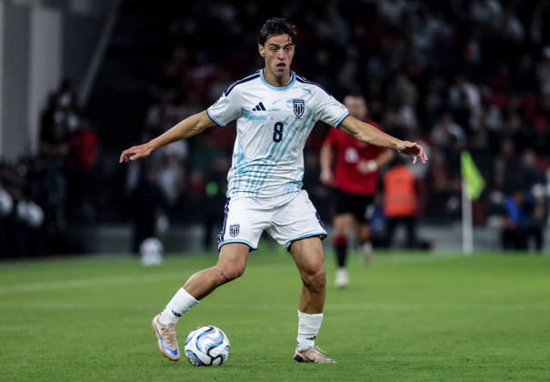 Albania vs San Marino UEFA Nations League 2026-2027 Group C1 Lorenzo Capicchioni of San Marino in action during the UEFA Nations League 2026-2027 group phase match between Albania and San Marino in Tirana, Albania on October 6, 2026 Tirana Albania  Copyright: xArmandoxBabanix