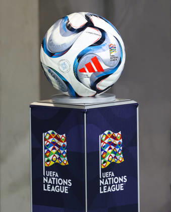 Albania vs San Marino UEFA Nations League 2026-2027 Group C1 The official ball of the game prior to the UEFA Nations League 2026-2027 group phase match between Albania and San Marino in Tirana, Albania on October 6, 2026 Tirana Albania  Copyright: xArmandoxBabanix