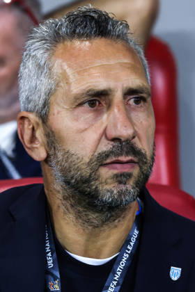 Albania vs San Marino UEFA Nations League 2026-2027 Group C1 Head coach Roberto Cevoli of San Marino during the UEFA Nations League 2026-2027 group phase match between Albania and San Marino in Tirana, Albania on October 6, 2026 Tirana Albania  Copyright: xArmandoxBabanix