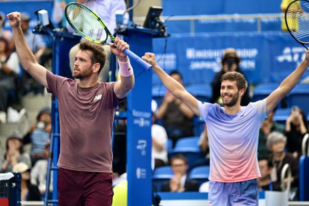 Austin KRAJICEK (USA) & Nikola MEKTIC (CRO), OCTOBER 6, 2026 - Tennis : Kinoshita Group Japan Open Tennis Championships 2026 Men s Doubles Final at Ariake Coliseum, Tokyo, Japan. Noxthirdxpartyxsales aflo_353728384 KenjiroxMatsuox