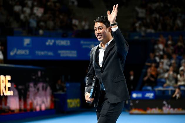 Kei Nishikori, OCTOBER 6, 2026 - Tennis : Kinoshita Group Japan Open Tennis Championships 2026 Kei Nishikori Tribute Ceremony at Ariake Coliseum, Tokyo, Japan. Noxthirdxpartyxsales aflo_353749113 KenjiroxMatsuox