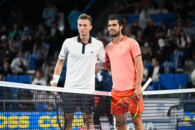 (L-R) Jiri LEHECKA (CZE), Carlos ALCARAZ (ESP), OCTOBER 6, 2026 - Tennis : Kinoshita Group Japan Open Tennis Championships 2026 Men s Singles Final at Ariake Coliseum, Tokyo, Japan. Noxthirdxpartyxsales aflo_353754112 KenjiroxMatsuox