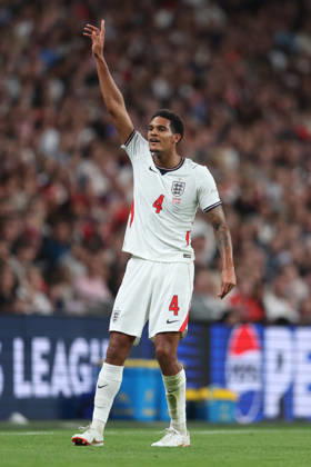 England gegen Tschechien, 6. Oktober 2026, London International Football, UEFA Nations League, England gegen Tschechien, Jarell Quansah aus England, Foto: Charlotte Wilson, Offside, London, Großbritannien Copyright: xCharlottexWilsonx xOffsidexOffside