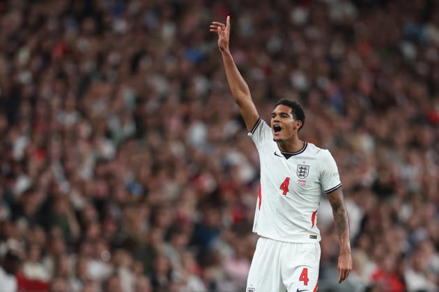 England gegen Tschechien, 6. Oktober 2026, London International Football, UEFA Nations League, England gegen Tschechien, Jarell Quansah aus England, Foto: Charlotte Wilson, Offside, London, Großbritannien Copyright: xCharlottexWilsonx xOffsidexOffside