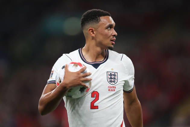 England gegen Tschechien, 6. Oktober 2026, London, Internationales Fußballspiel, UEFA Nations League, England gegen Tschechien, Trent Alexander-Arnold (England), Foto: Charlotte Wilson, Offside, London, Großbritannien Copyright: xCharlottexWilsonx xOffsidexOffside