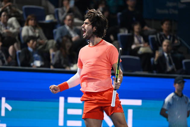 Carlos ALCARAZ (ESP), OCTOBER 6, 2026 - Tennis : Kinoshita Group Japan Open Tennis Championships 2026 Men s Singles Final at Ariake Coliseum, Tokyo, Japan. Noxthirdxpartyxsales  aflo_353764658 KenjiroxMatsuox