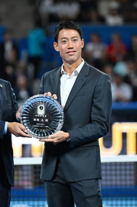 Kei Nishikori, OCTOBER 6, 2026 - Tennis : Kinoshita Group Japan Open Tennis Championships 2026 Kei Nishikori Tribute Ceremony at Ariake Coliseum, Tokyo, Japan. Noxthirdxpartyxsales aflo_353764879 KenjiroxMatsuox