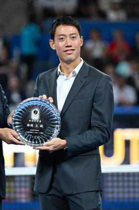 Kei Nishikori, OCTOBER 6, 2026 - Tennis : Kinoshita Group Japan Open Tennis Championships 2026 Kei Nishikori Tribute Ceremony at Ariake Coliseum, Tokyo, Japan. Noxthirdxpartyxsales aflo_353767078 KenjiroxMatsuox