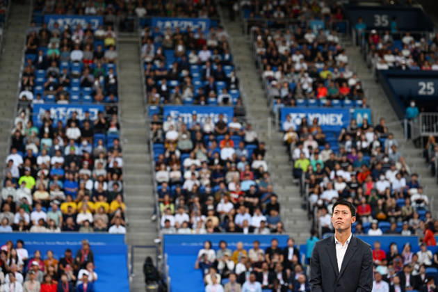Kei Nishikori, OCTOBER 6, 2026 - Tennis : Kinoshita Group Japan Open Tennis Championships 2026 Kei Nishikori Tribute Ceremony at Ariake Coliseum, Tokyo, Japan. Noxthirdxpartyxsales  aflo_353767144 KenjiroxMatsuox