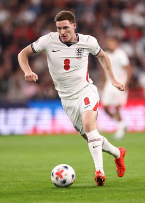 England gegen Tschechien, 6. Oktober 2026, London, UEFA Nations League, England gegen Tschechien, Elliot Anderson (England), Foto: Jacques Feeney, Offside, London, Großbritannien Copyright: xJacquesxFeeneyx xOffsidexOffside