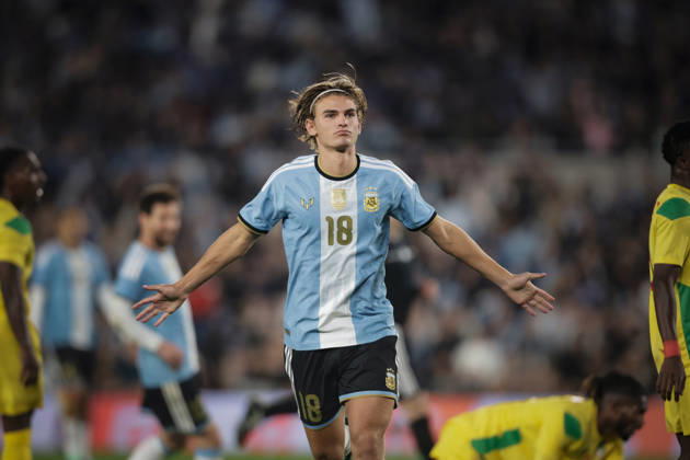 Nico Paz: Argentina vs. Benin, Part 2. Photo by FOTOBAIRES. Lionel Messi s final match with the Argentine National Team Copyright: xNICOLASxABOAFxNICOLASxABOAFx