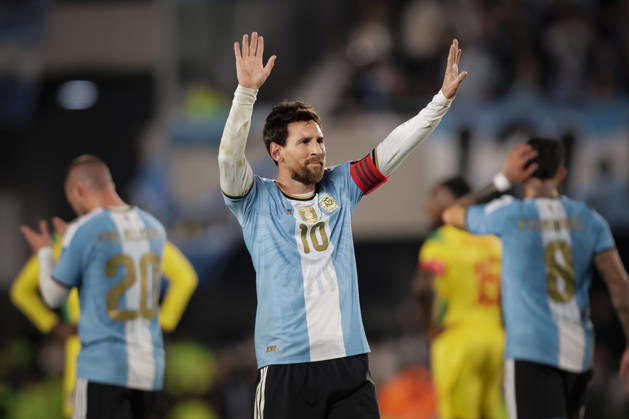 MESSI Argentina vs. Benin, Part 2 Photo: FOTOBAIRES Lionel Messi s Final Match with the Argentine National Team Copyright: xNICOLASxABOAFxNICOLASxABOAFx