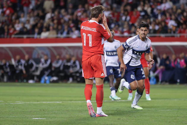 CHICAGO, USA - October 6: Philip Zinckernagel (11 Chicago Fire FC) reacts after missing the penalty during the Major League Soccer game between Chicago Fire FC and Vancouver Whitecaps FC at Soldier Field on Tuesday October 6 in Chicago, USA Copyright: xShainaxBenhiyoun SPPx Sportspressphoto_SPR247845