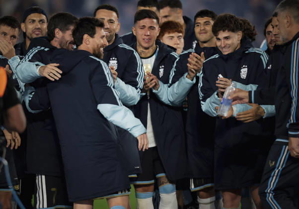 Lionel Messi s Final Match for the Argentine National Team Copyright: xNICOLASxABOAFxNICOLASxABOAFx