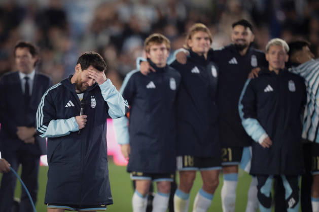 Lionel Messi s Final Match for the Argentine National Team Copyright: xNICOLASxABOAFxNICOLASxABOAFx