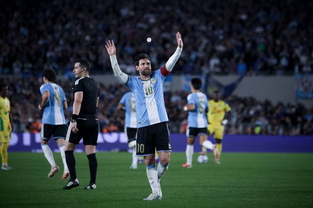 October 6, 2026, Buenos Aires, Buenos Aires, Argentina: Lionel Messi of Argentina seen during the match between Argentina and Benin International Friendly, Länderspiel, Nationalmannschaft match, The last match of Messi with Argentina national team, Nationalteam Final score: Argentina 3 - 0 Benin Buenos Aires Argentina - ZUMAs197 20261006_aaa_s197_243 Copyright: xRobertoxxTuerox