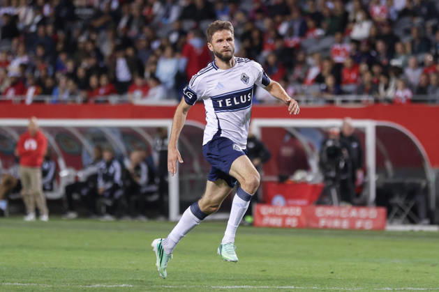 CHICAGO, USA - October 6: Thomas Müller (13 Vancouver Whitecaps FC) in action during the Major League Soccer game between Chicago Fire FC and Vancouver Whitecaps FC at Soldier Field on Tuesday October 6 in Chicago, USA Copyright: xShainaxBenhiyoun SPPx Sportspressphoto_SPR247935