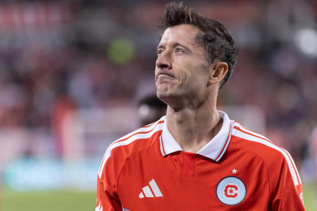 CHICAGO, USA - October 6: Robert Lewandowski (9 Chicago Fire FC) is seen after the Major League Soccer game between Chicago Fire FC and Vancouver Whitecaps FC at Soldier Field on Tuesday October 6 in Chicago, USA Copyright: xShainaxBenhiyoun SPPx Sportspressphoto_SPR247975