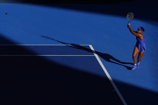 October 6, 2026, Beijing, China: Naomi Osaka of Japan plays against Karolina Muchova of Czech Republic (not n view) during the Women s Singles Round 16 match on day seven of China Open at the National Tennis Center. Karolina Muchova defeated Naomi Osaka 7-5, 1-6, 7-6 2026 China Open In Beijing - 06 Oct 2026  - ZUMAs197 20261006_aaa_s197_253 Copyright: xPolyxFeix