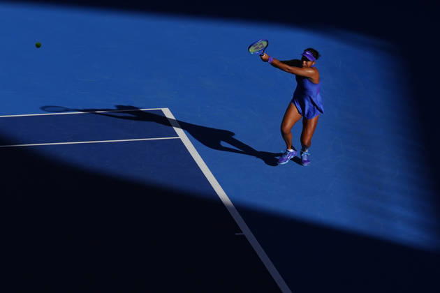 October 6, 2026, Beijing, China: Naomi Osaka of Japan plays against Karolina Muchova of Czech Republic (not n view) during the Women s Singles Round 16 match on day seven of China Open at the National Tennis Center. Karolina Muchova defeated Naomi Osaka 7-5, 1-6, 7-6 2026 China Open In Beijing - 06 Oct 2026  - ZUMAs197 20261006_aaa_s197_259 Copyright: xPolyxFeix