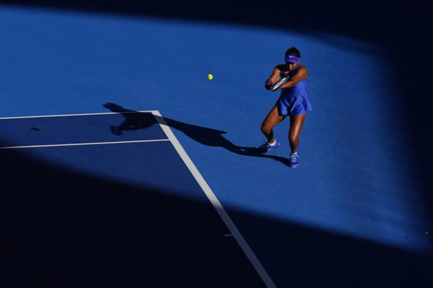October 6, 2026, Beijing, China: Naomi Osaka of Japan plays against Karolina Muchova of Czech Republic (not n view) during the Women s Singles Round 16 match on day seven of China Open at the National Tennis Center. Karolina Muchova defeated Naomi Osaka 7-5, 1-6, 7-6 Beijing China - ZUMAs197 20261006_aaa_s197_266 Copyright: xPolyxFeix