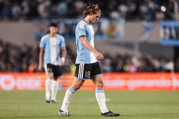 Argentina v Benin: International Friendly, Länderspiel, Nationalmannschaft BUENOS AIRES, ARGENTINA - OCTOBER 6: Nico Paz 18 of Argentina in action during the International friendly match between Argentina and Benin at Monumental Stadium on October 6, 2026 in Buenos Aires, Argentina. (Photo by Guilherme Veiga PxImages) Buenos Aires Monumental Stadium BA Argentina Copyright: xGuilhermexVeigax