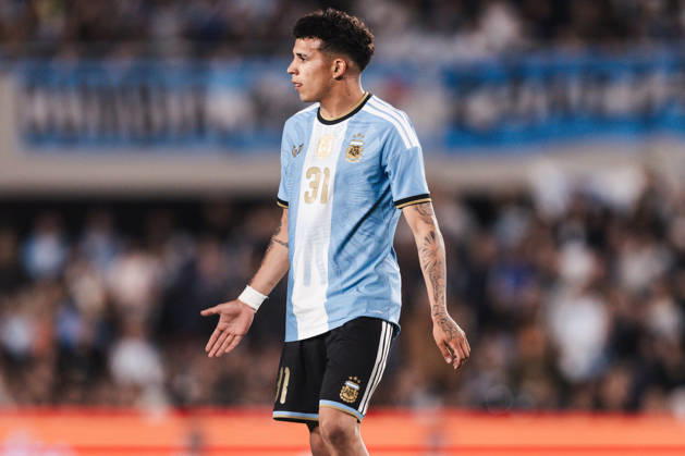 Argentina v Benin: International Friendly, Länderspiel, Nationalmannschaft BUENOS AIRES, ARGENTINA - OCTOBER 6: Leonel Flores 31 of Argentina reacts during the International friendly match between Argentina and Benin at Monumental Stadium on October 6, 2026 in Buenos Aires, Argentina. (Photo by Guilherme Veiga PxImages) Buenos Aires Monumental Stadium BA Argentina Copyright: xGuilhermexVeigax