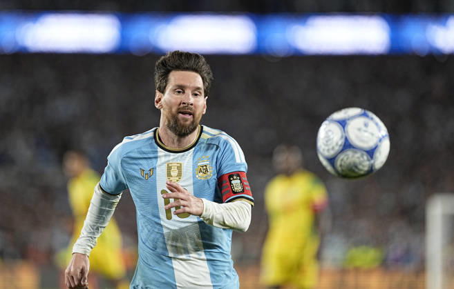 Lionel Messi, Argentina vs. Benin, Friendly Match, October 6, 2026, Monumental Stadium, Buenos Aires. Photo by Javier Garcia Martino, CABJ Press