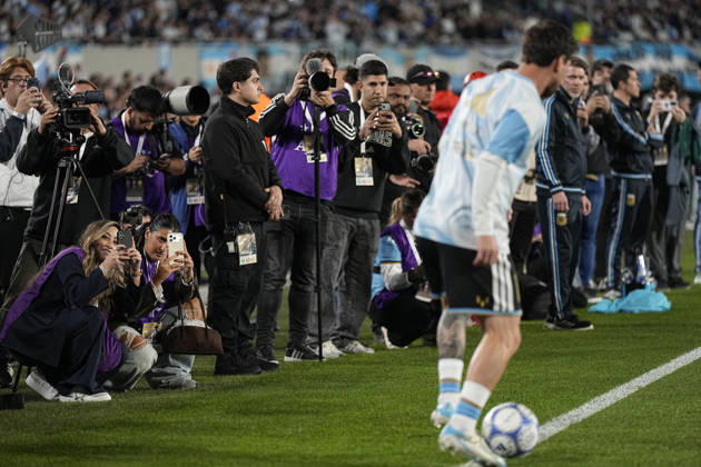 Lionel Messi, Argentina vs. Benin, Friendly Match, October 6, 2026, Monumental Stadium, Buenos Aires. Photo by Javier Garcia Martino, CABJ Press