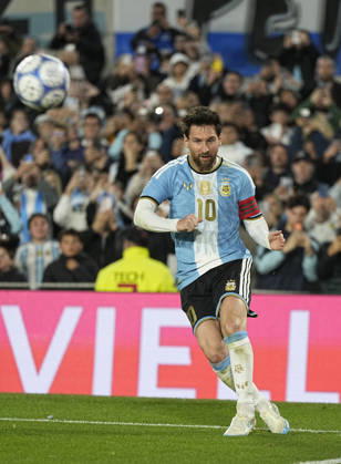 Lionel Messi, Argentina vs. Benin, Friendly Match, October 6, 2026, Monumental Stadium, Buenos Aires. Photo by Javier Garcia Martino, CABJ Press