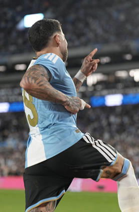 Nicolas Otamendi, Argentina vs. Benin, Friendly Match, October 6, 2026, Monumental Stadium, Buenos Aires. Photo by Javier Garcia Martino, CABJ Press