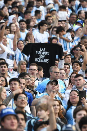 Argentina v Benin - International Friendly, Länderspiel, Nationalmannschaft Fans of Argentina watch the match between Argentina and Benin at Estadio Monumental in Buenos Aires, Argentina, on October 6, 2026. Buenos Aires Buenos Aires Argentina  Copyright: xFedericoxPerettix originalFilename:peretti-argentin261006_np5wl