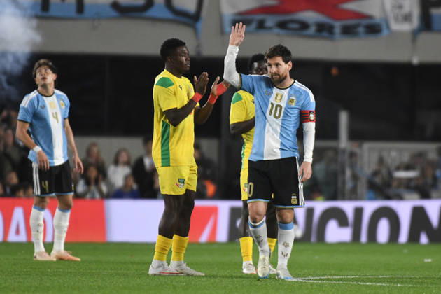 Argentina v Benin - International Friendly, Länderspiel, Nationalmannschaft Lionel Messi of Argentina plays during the match between Argentina and Benin at Estadio Monumental in Buenos Aires, Argentina, on October 6, 2026. Buenos Aires Buenos Aires Argentina  Copyright: xFedericoxPerettix originalFilename:peretti-argentin261006_np9H5