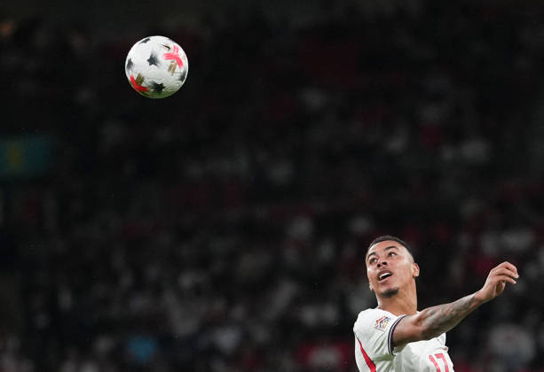 England v Czech Republic Group 3 UEFA Nations League - Season 2026 2027 - Wembley Stadium Morgan Rogers of England during the England v Czech Republic UEFA Group 3 Nations League Match at Wembley Stadium London, Season 26 27, October 6 2026 London United Kingdom