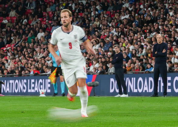 England v Czech Republic Group 3 UEFA Nations League - Season 2026 2027 - Wembley Stadium Harry Kane of England watched by England Manager Thomas Tuchel during the England v Czech Republic UEFA Group 3 Nations League Match at Wembley Stadium London, Season 26 27, October 6 2026 London United Kingdom