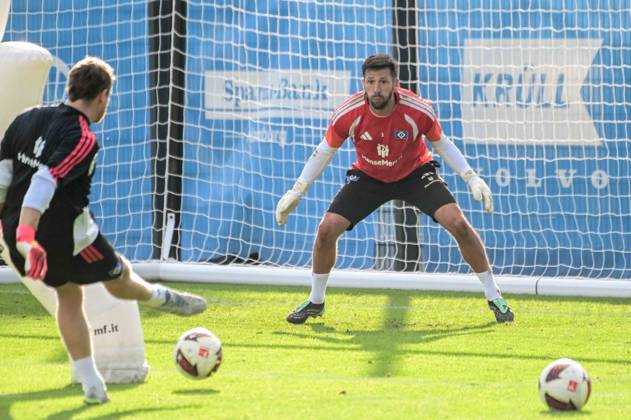Daniel Heuer Fernandes, HSV in Action: Germany, Hamburg, Volksparkstadion, Soccer, Bundesliga 1, Hamburger SV Training Session