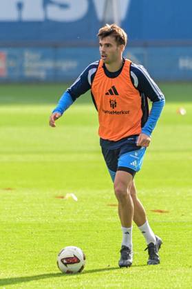 Mario Vuskovic: HSV in Action—Germany, Hamburg, Volksparkstadion, Soccer, Bundesliga 1, Hamburger SV Training Session